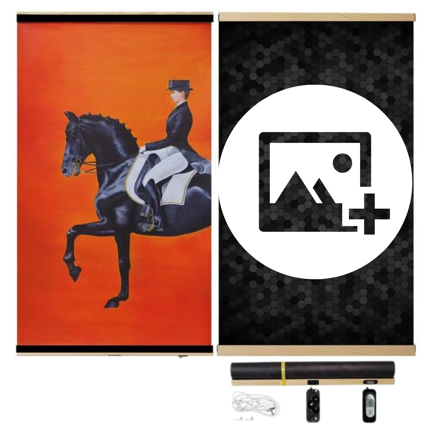 ART2HEAT Far Infrared Artificial Heater, Graphene Heater with Custom Image, Graphene Ultralight, 56x100cm, 400W, Infrared Heating Image warms the body efficiently and sustainably