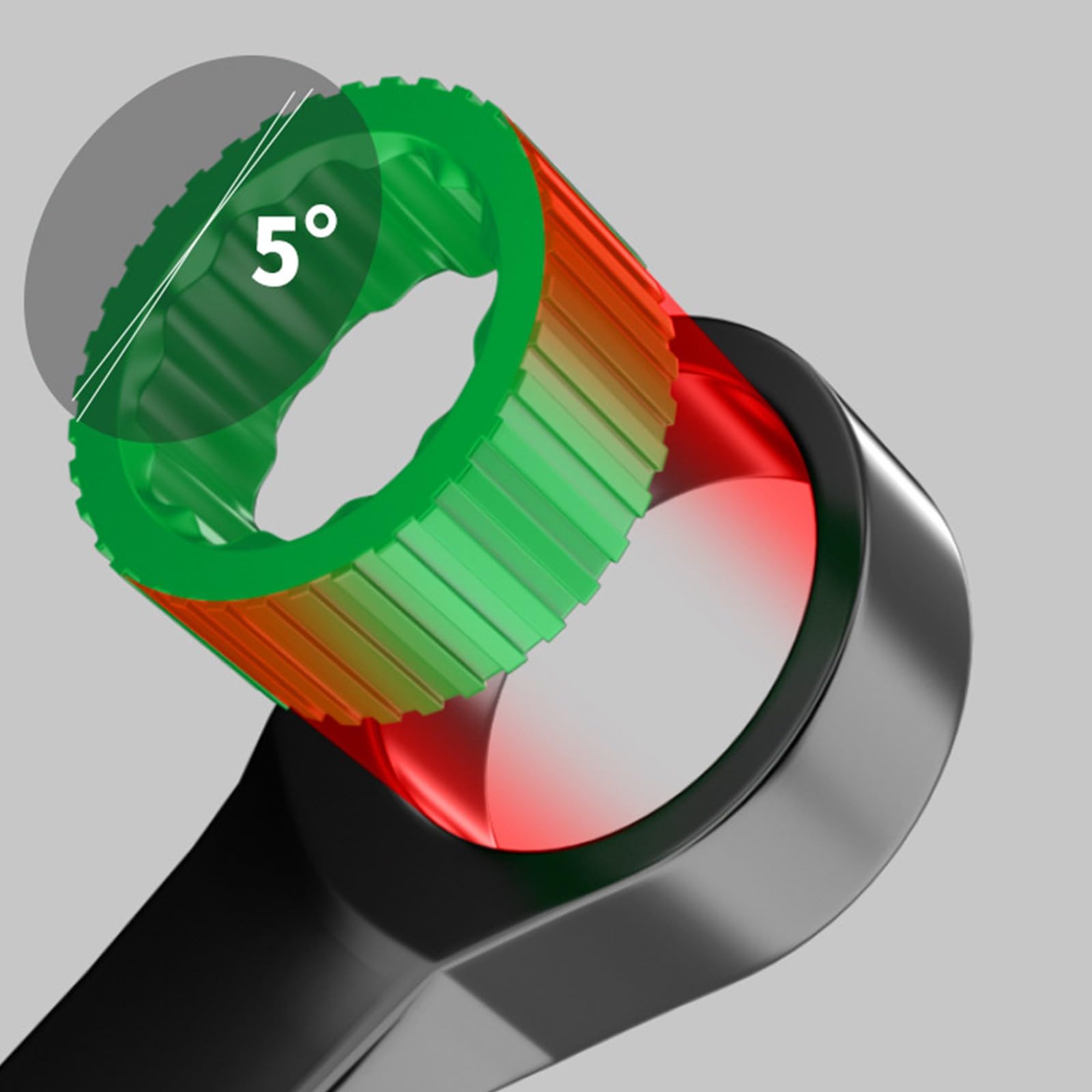 Dwukierunkowy zestaw kluczy z grzechotką, narzędzie z podwójną głowicą ze stali stopowej, wszechstronne do mechaniki i projektów DIY, 9-częściowy zestaw kombinacji