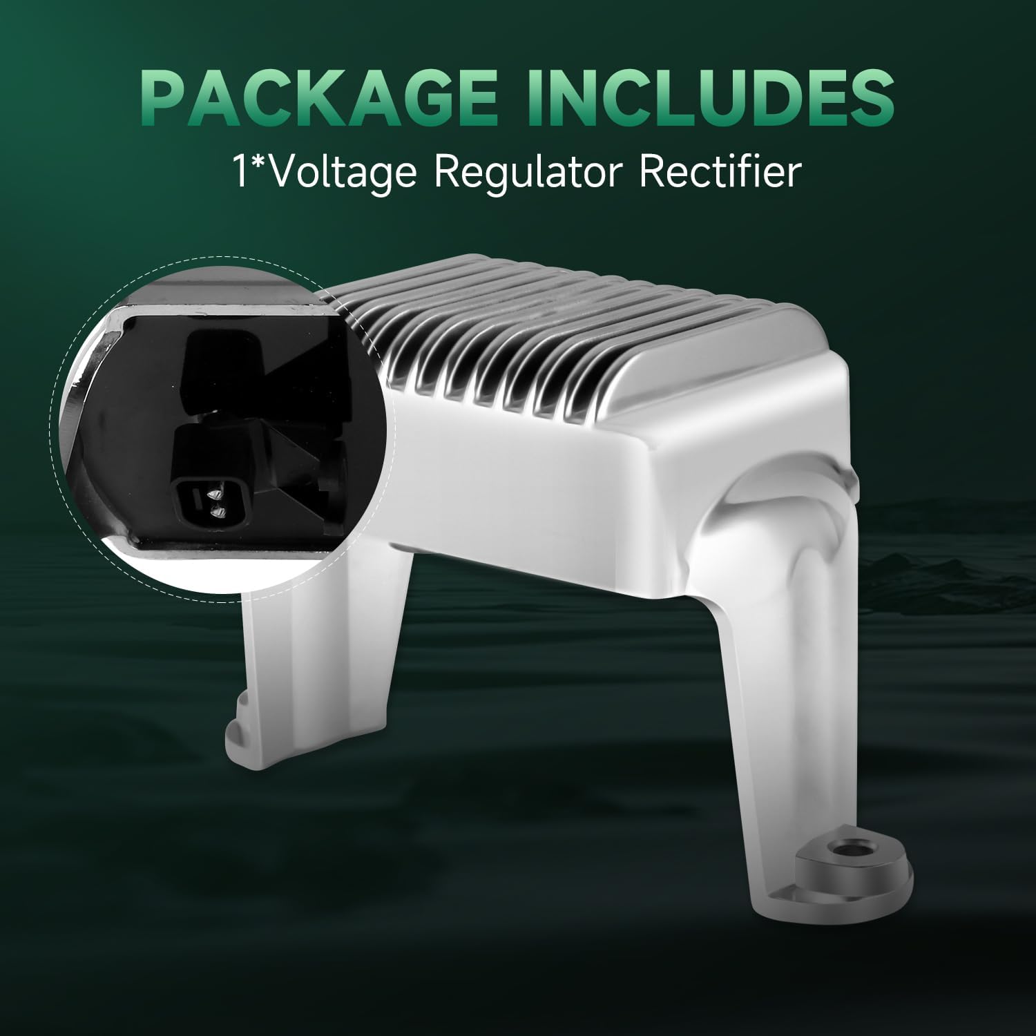 SCITOO 74505-97 7450597 Front,Left rectifier regulator 1997-2001 for FLHR Road King 1998-2001 for FLHRCI Road King Classic 1997 2000-2001 for FLHRI Road King