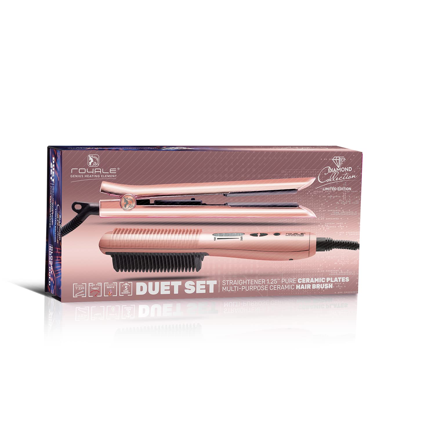 Royale Diamond Collection Hair Straightener Royal diamond collection ceramic hair | Mercari main image 2