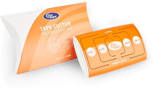 CureTape Kinesiology Tape Cutting Device up to 5 cm wide rolls Orange