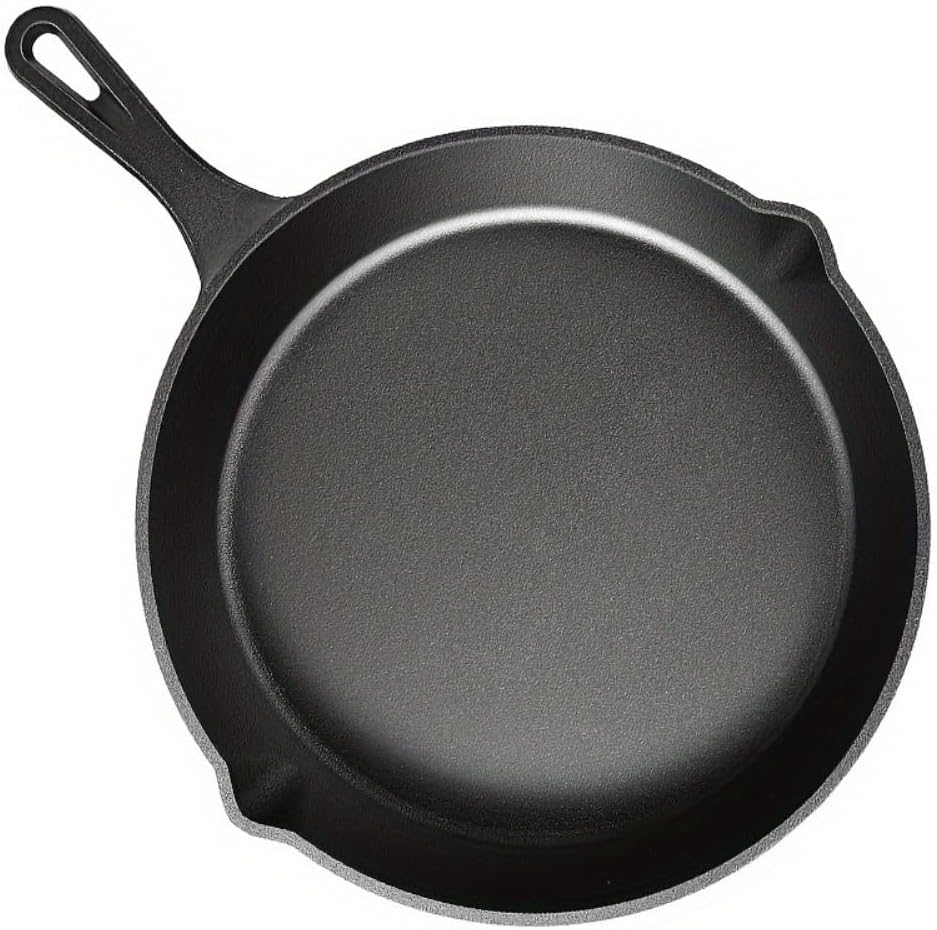 16/20/26cm Cast Iron Frying Pan,Non-stick Skillet Kitchen Fry Pot,Breakfast Pan Omelette pancake pan,Induction Cooking Cookware(26cm)
