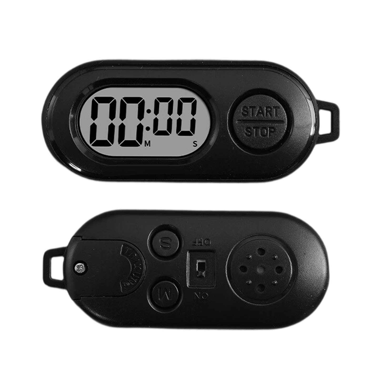 Compact LCD Countdown Stopwatch Holder Timer with Big Display for Gym Kitchen Cooking Timer with LCD
