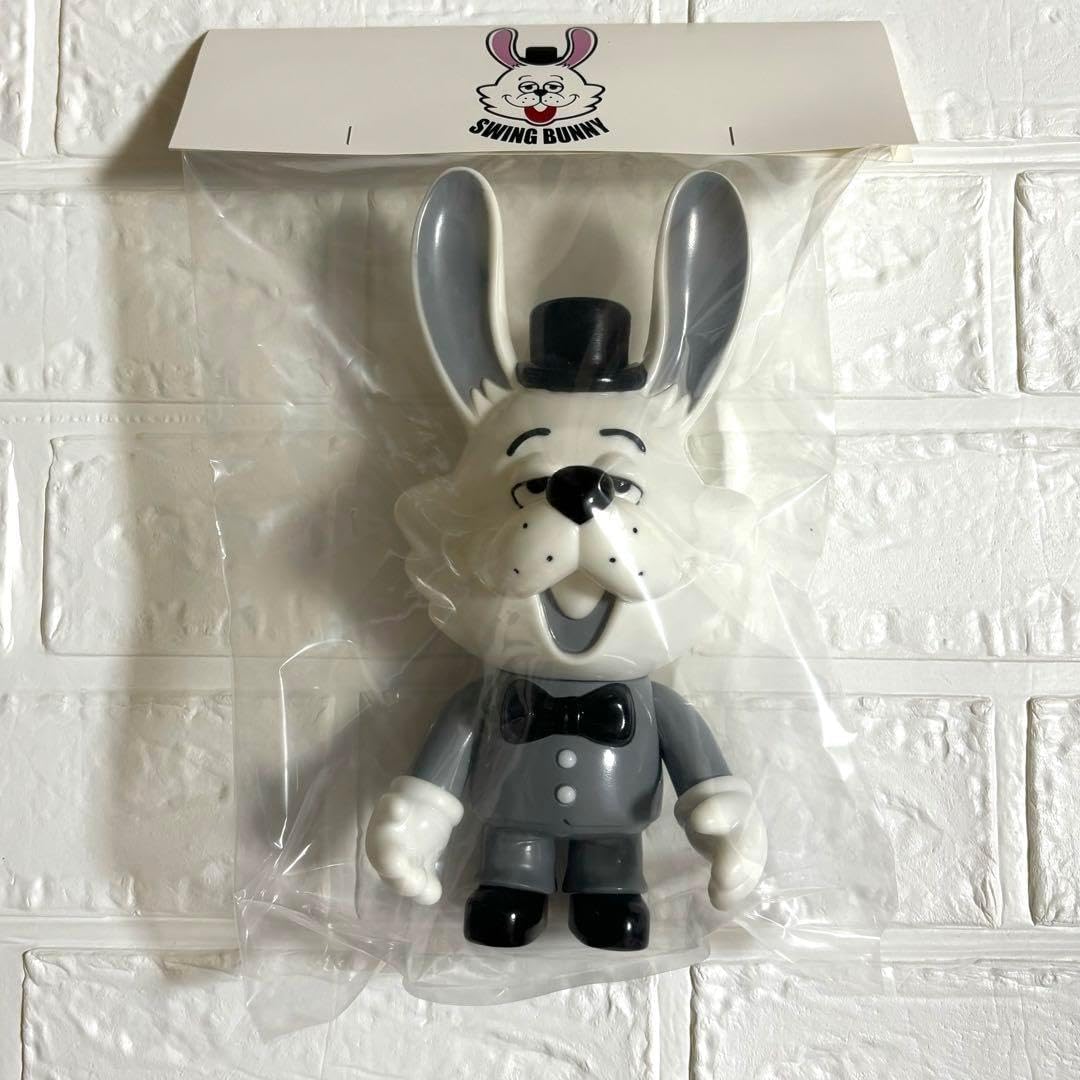 SWINGTOYS SWING BUNNY モノクロ ソフビ SWING TOYS】SWING
