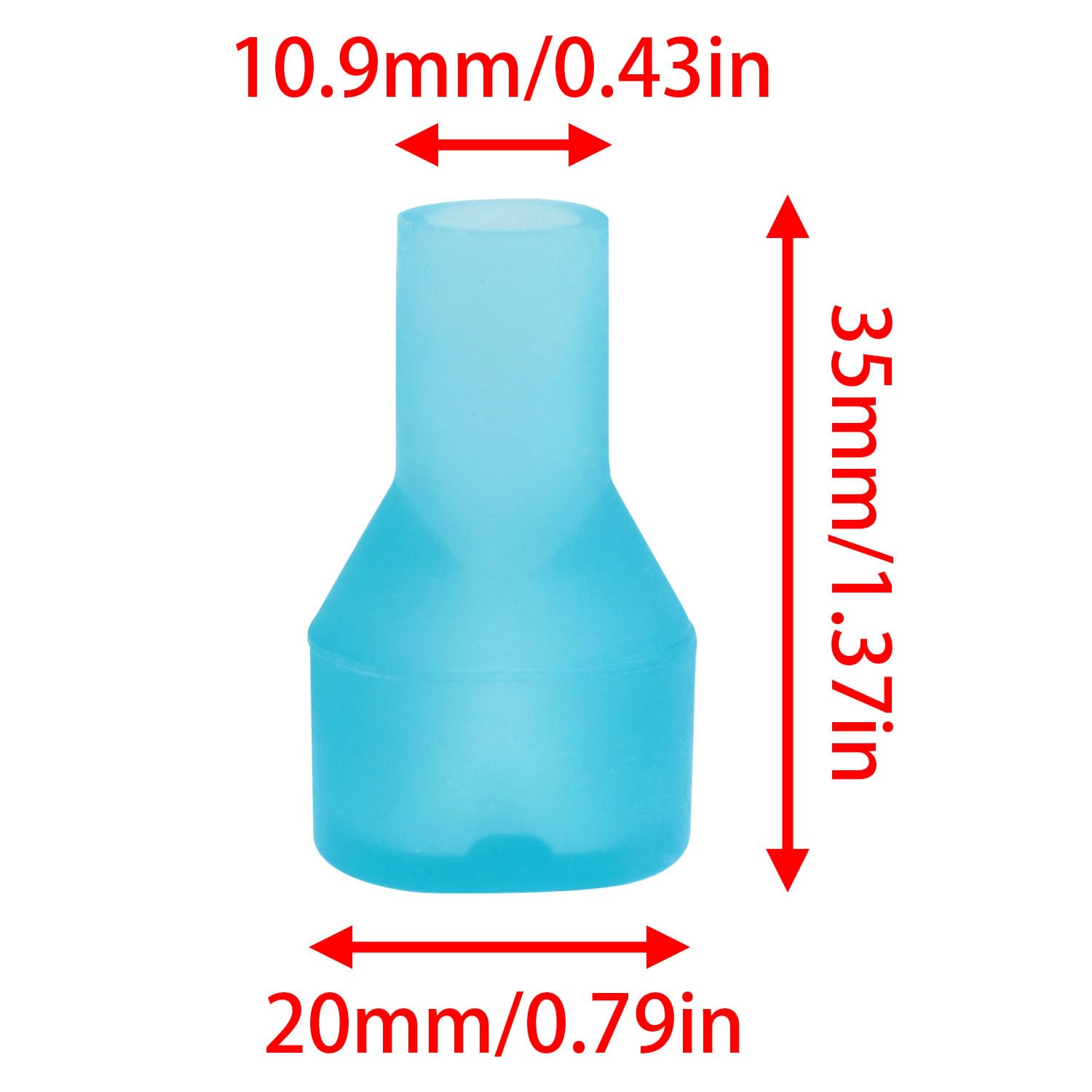 zutisay Blue Replacement Water Bag Pack Valve Water Bag Bite Valve Nozzle Hydration Pack Suction Valve Mouthpiece for Most Water Bags (Blue) 4pcs
