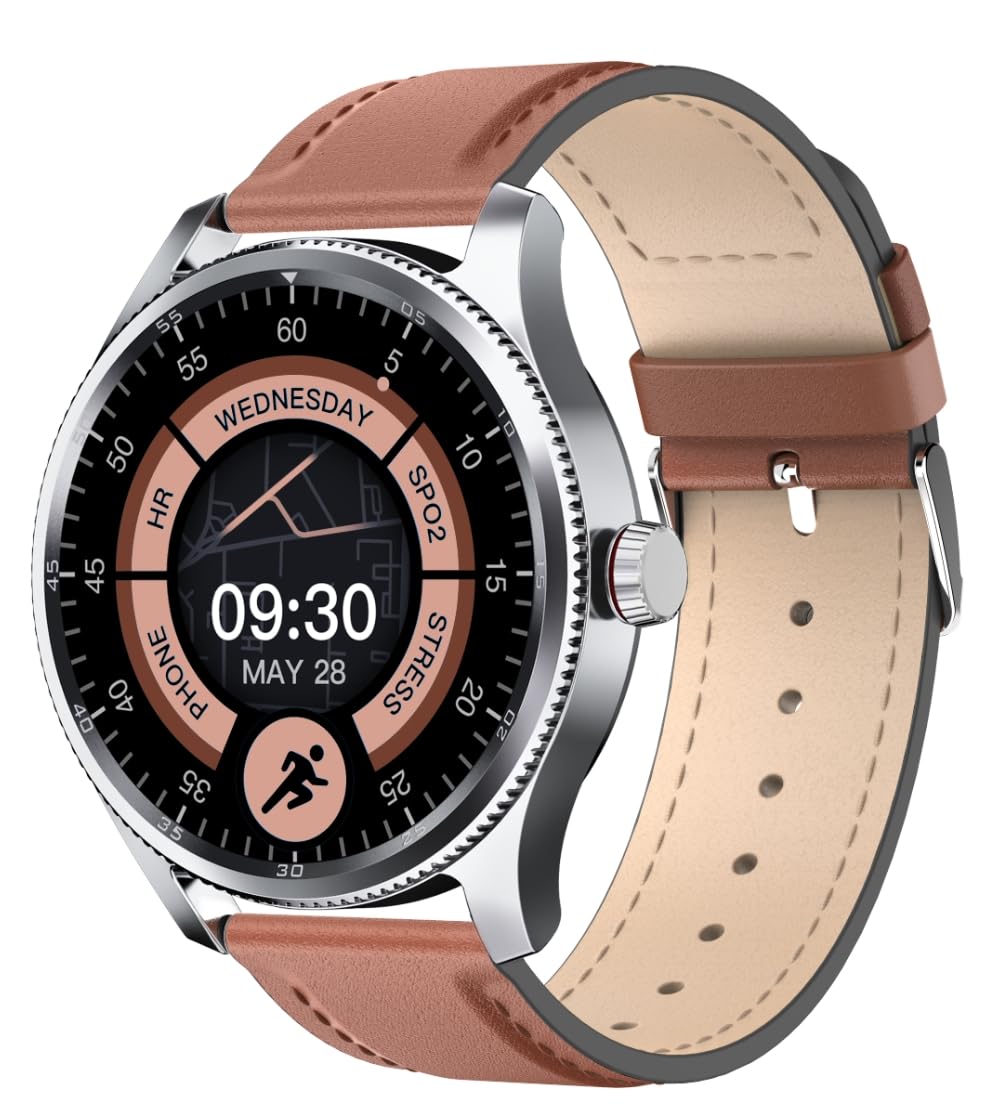 TOOBUR Smart Watch Men Women Alexa Built-in, Answer Make Call, IP68 Waterproof, Heart Rate/Step Counter/Sleep Tracker/100 Sports Run Swim, Fitness Sport Watch Compatible Android iOS, Metal Bezel