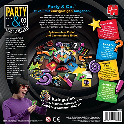 Jumbo - Party & Co. Extreme 3.0 Multi-Trial-Brettspiel, von 3 bis 20 Spielern, ab 14 Jahren, Spiel auf Deutsch – Ansicht 4