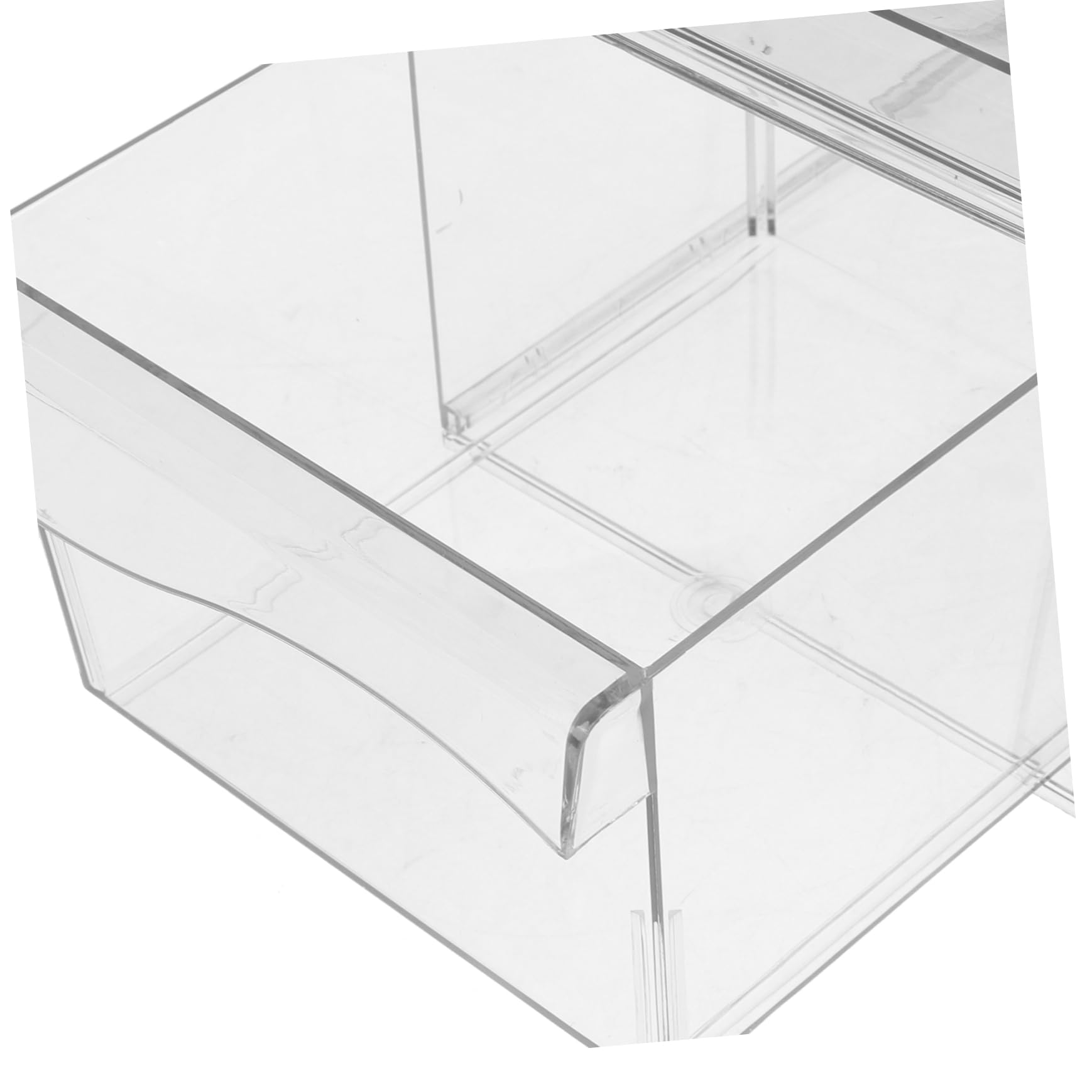 Caja de Almacenamiento de Cosméticos de Acrílico con 2 Cajones