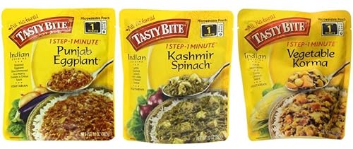 Plato para comer y calentar con sabor de comida plato de cocina indio 3 sabores variedad 1 plantón de huevos de punjab 1 spinach de cometa de