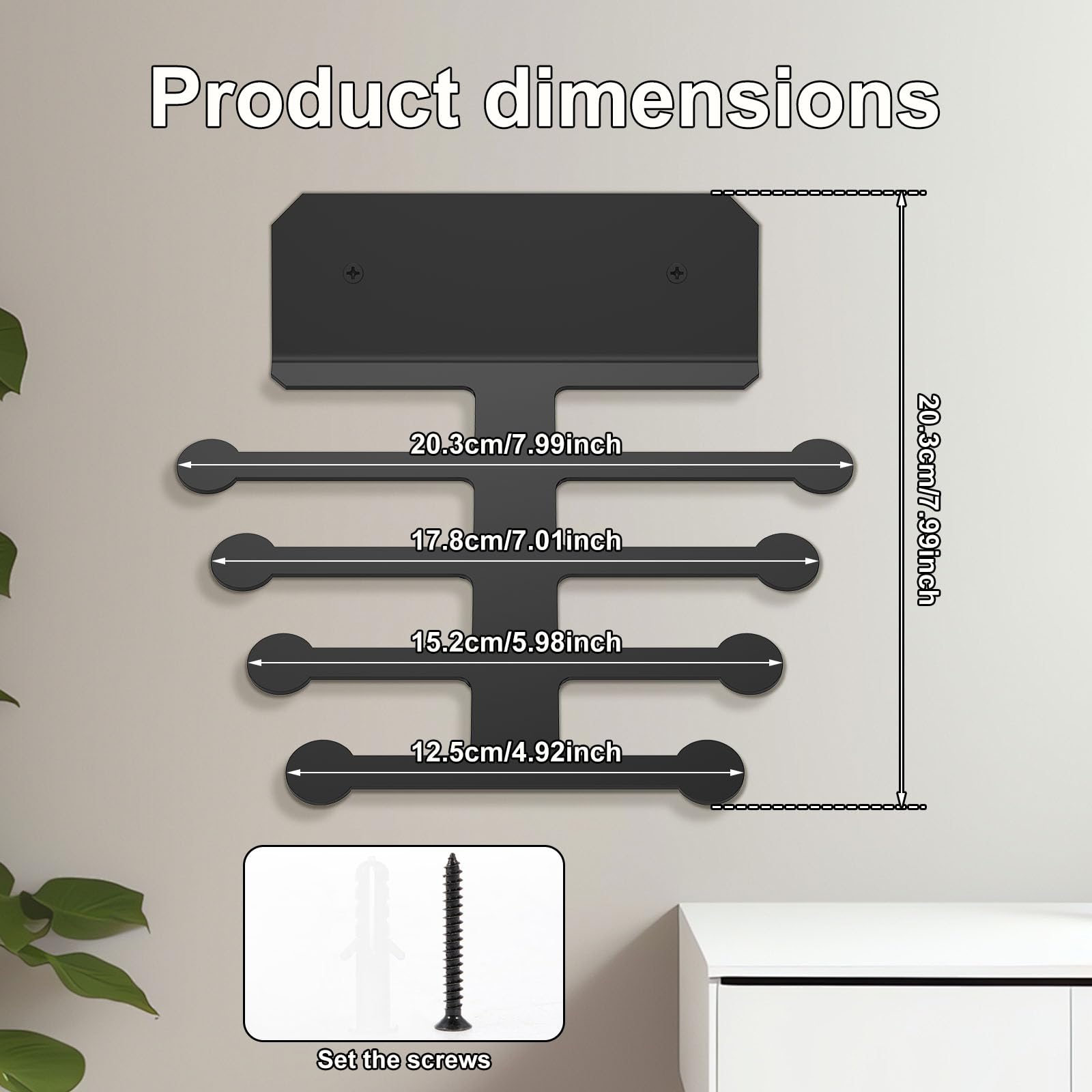 Resistance Band Rack, Wall Mount Resistance Band Storage Hanger, Metal Fitness Belt Rack, Gym Equipment Organizer, Multipurpose Pull Up Bands Storage Rack for Home Gym Jump Ropes