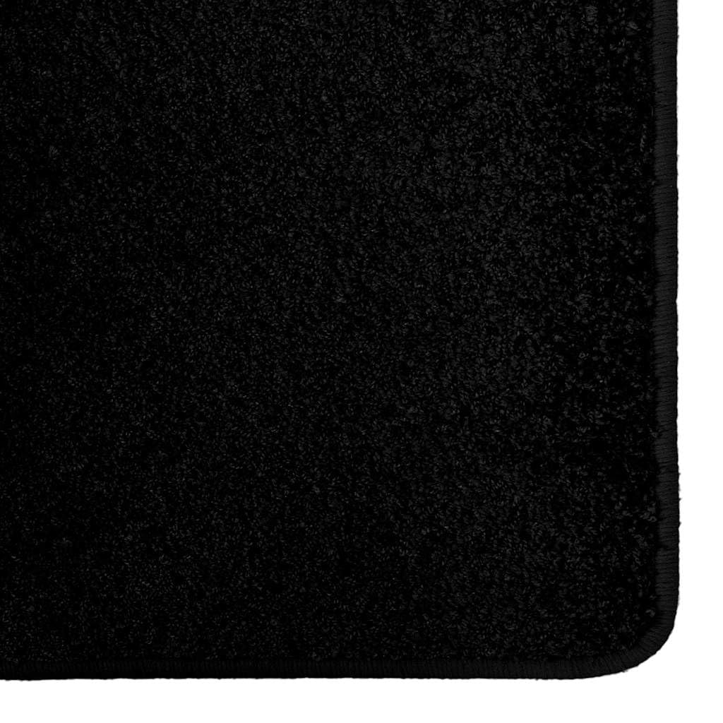 Fengshui Chodnik dywanowy, czarny, 50 x 100 cm, 100% polipropylen tuftowy