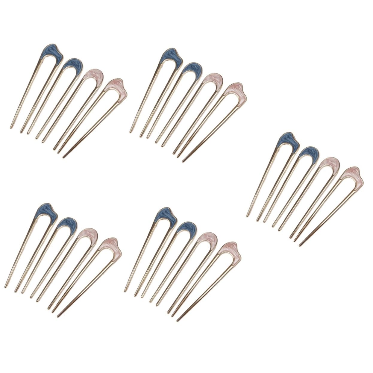 minkissy 20piezas Horquillas Metal Para Moños Adornos De Cabello Para Mujer Palillos De Pelo Modernos y Herramientas De Estilo Para Ocasiones Especiales
