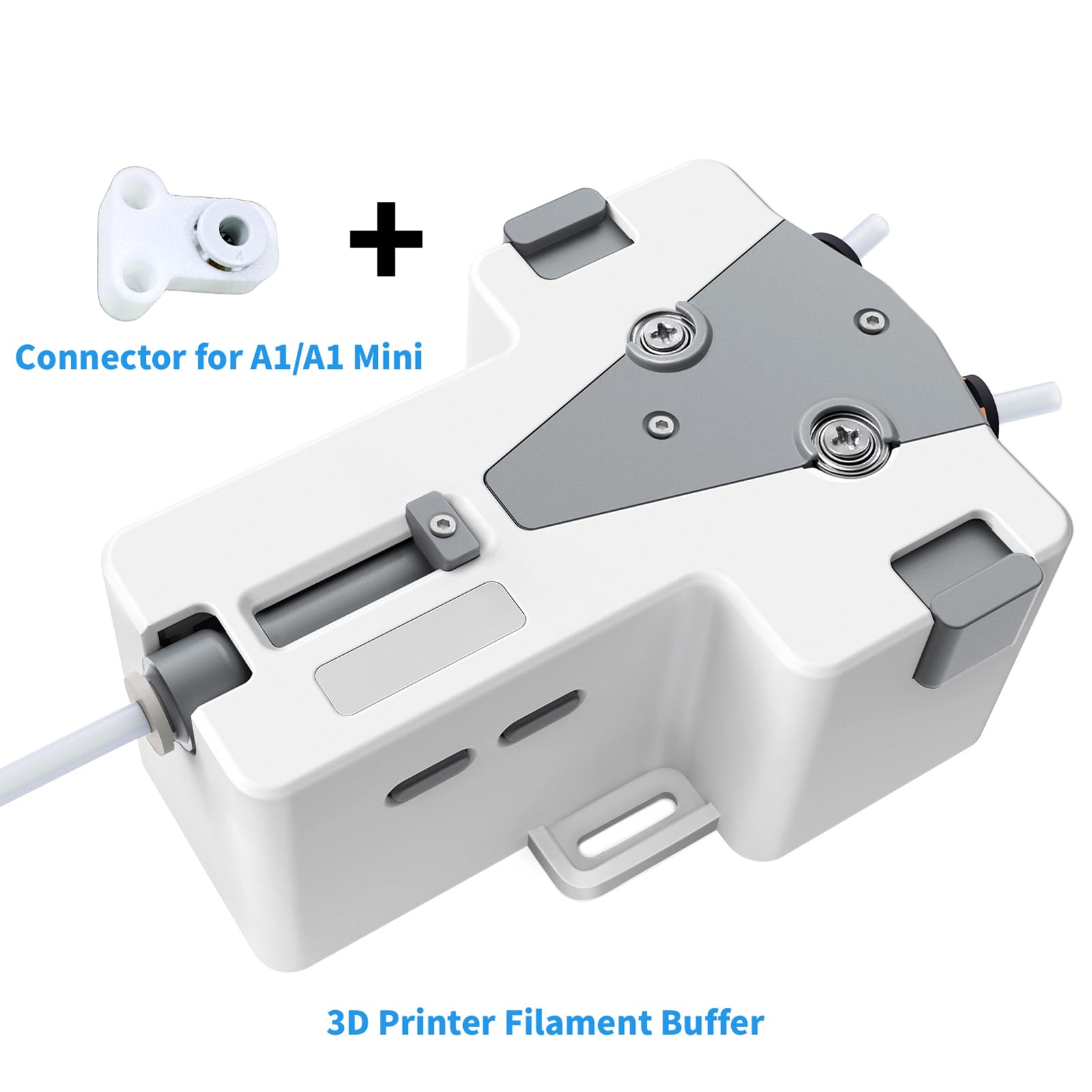 Tampon de Filament d'imprimante 3D, Système d'Alimentation Automatique à Double Entrée et Sortie Unique, Récupération de Filament avec Alimentation à Distance et Configuration sans Outil