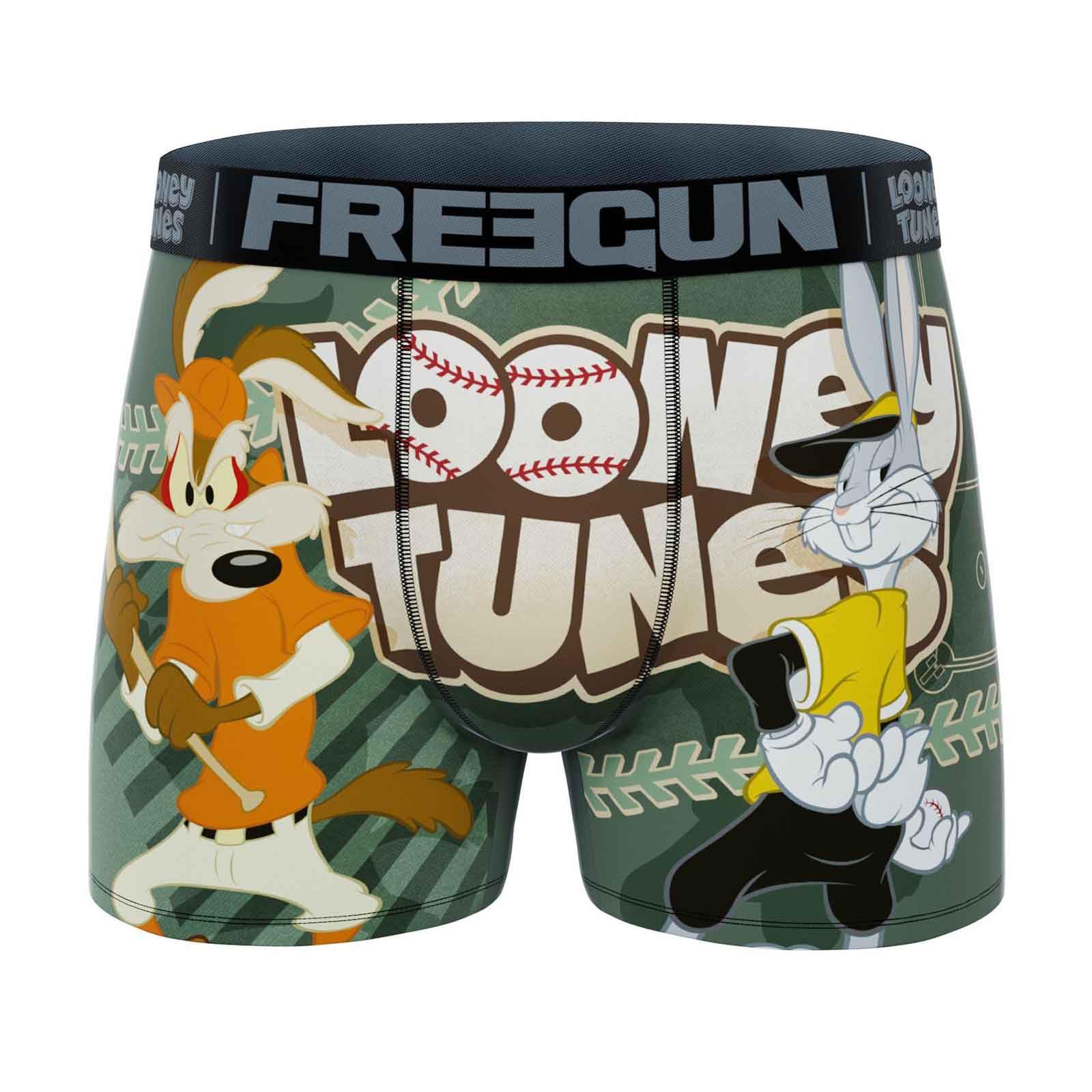 FREEGUN Looney Tunes Men's Boxer Shorts, L