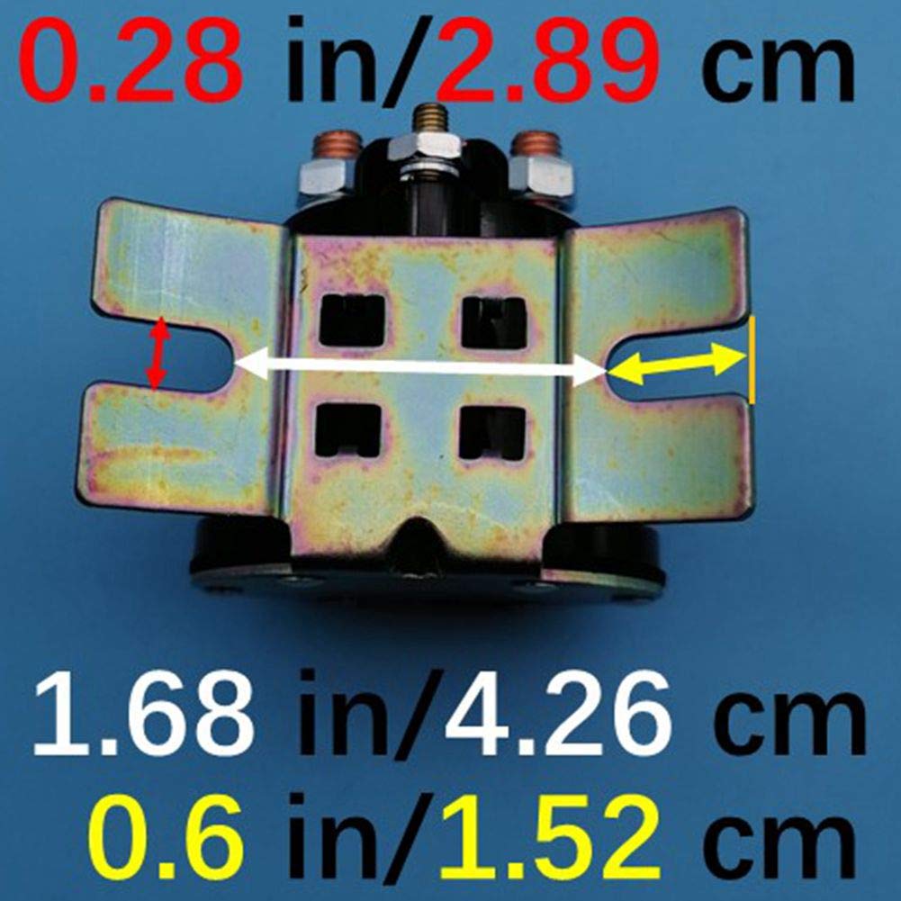 Starter Solenoid Relay Switch Compatible with Hydraulic Power Packs RV Truck Starting Grid Heaters Lawn Garden Applications 12V Copper Contact 684-1261-212 684-1261-212-09 684-1251-212 Z492