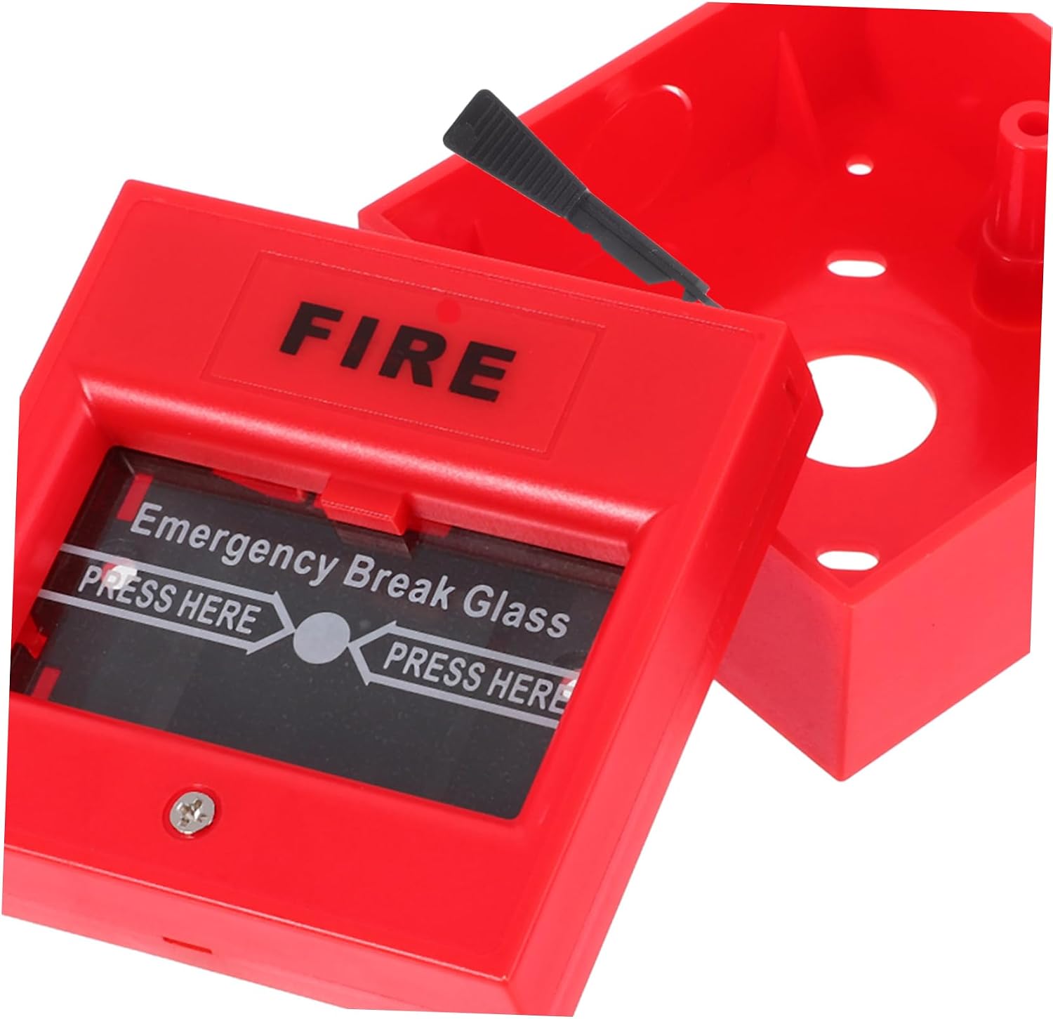 Gadpiparty 67a Resettable Emergency Alarm Switch Manual Call Point for Easy Installation Compatible with Traditional Systems User-Friendly Design for
