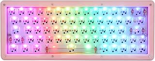 EPOMAKER Pastel64 60% VIA Wired Mechanical Gaming Keyboard Kit, Hot Swappable Programmable Kit, with Refinedly Tuned Stabilizers, Stacked Acrylic Case, North-Facing LED, Compatible with Windows/Mac