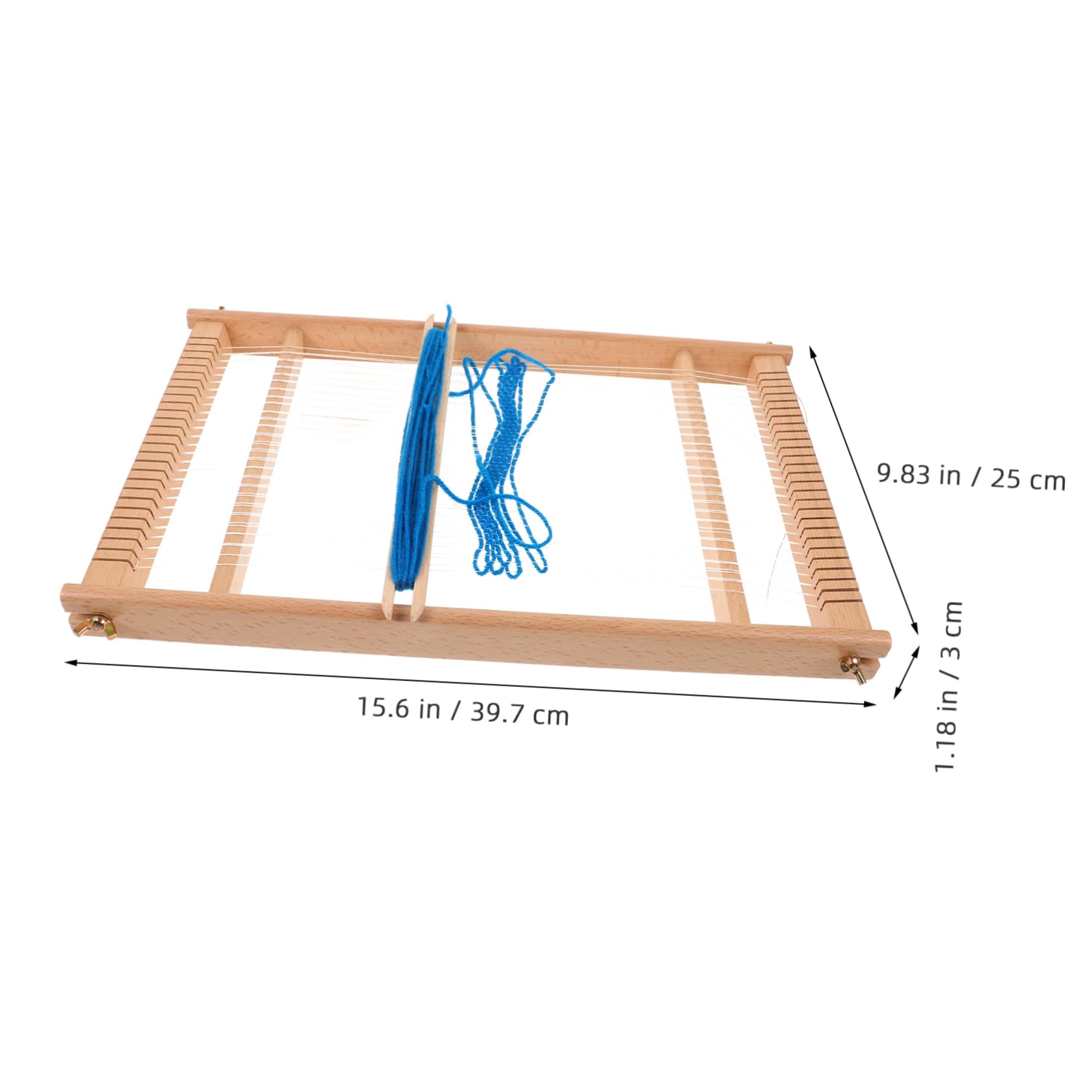 Uonlytech Telar De Madera Pequeño Para Bricolaje Marco De Divertido Principiantes Juguete De Telar Cognitivo Para Manualidades