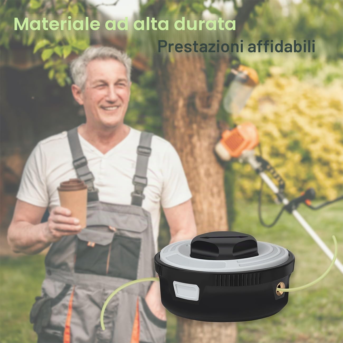 Autocut C 3-2 Testina per Stihl FSA 57 e FSE 52, Jrisbo Testina Filo compatibile con FSA57 FSE52 Bobina Ricambi AutoCut C3-2 ø 2,0 mm (1-Pack)