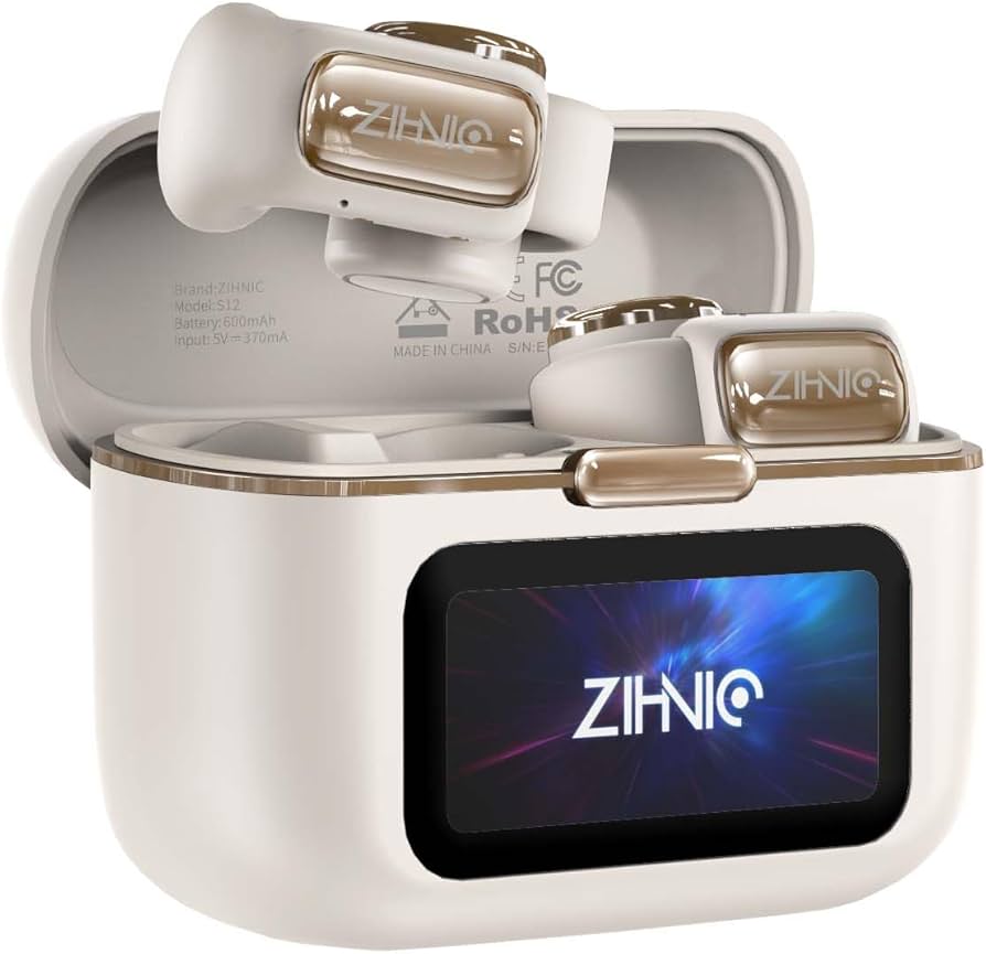 Amazon.com: ZIHNIC Clip on Earbuds Open Ear Wireless Bluetooth 5.4