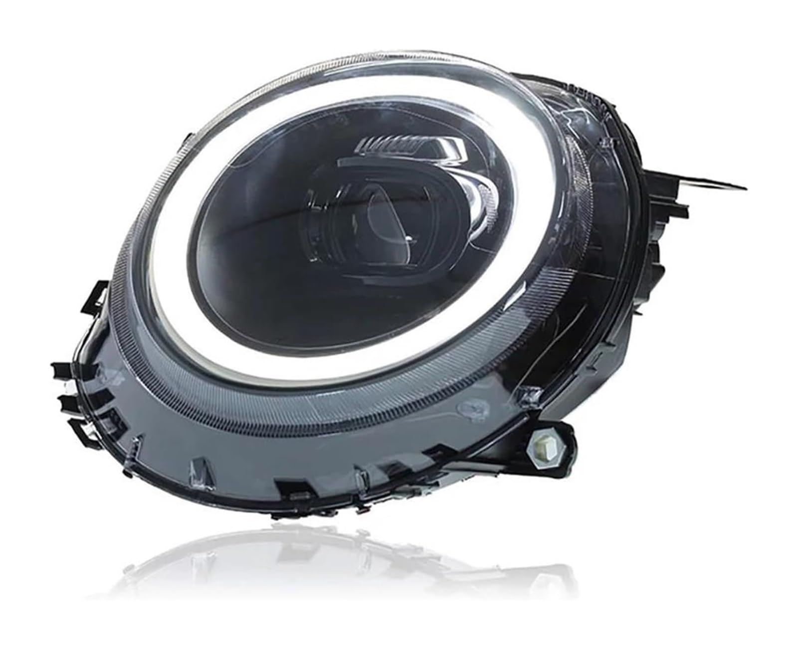 Dynamiczny kierunkowskaz dla Mini R55 R56 2007-2013 dla Cooper R57 Zespół reflektorów DRL Lusterka kierunkowskazu przedniego reflektora (biały jeden zestaw)