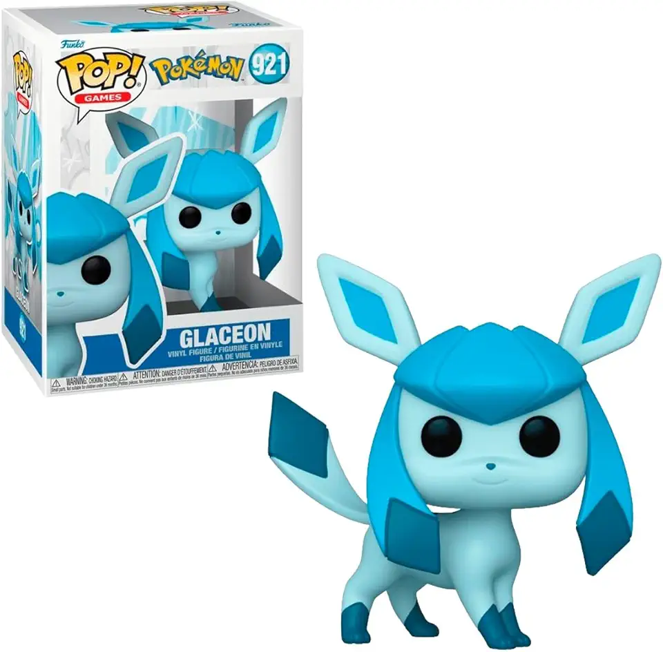 Candide, Boneco, Funko POP! Glaceon, Pokémon - 11 cm