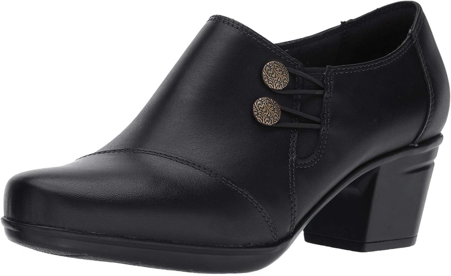 Clarks Women's Emslie Warren Dress Heel Black 6.5 Medium US