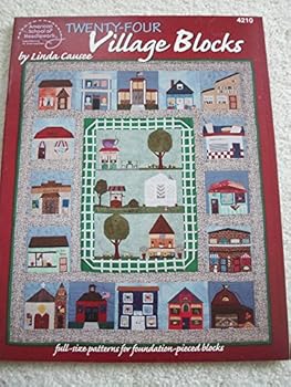 Paperback 24 Village Quilt Blocks Book