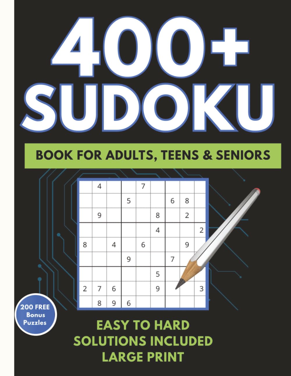 400 Sudoku Puzzle Book for Adults
