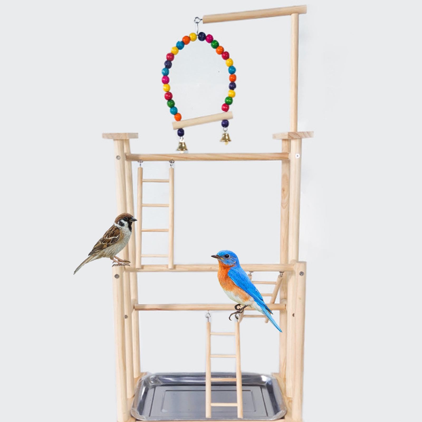Naturholz Vogelklettergerüst für Kleine Vögel