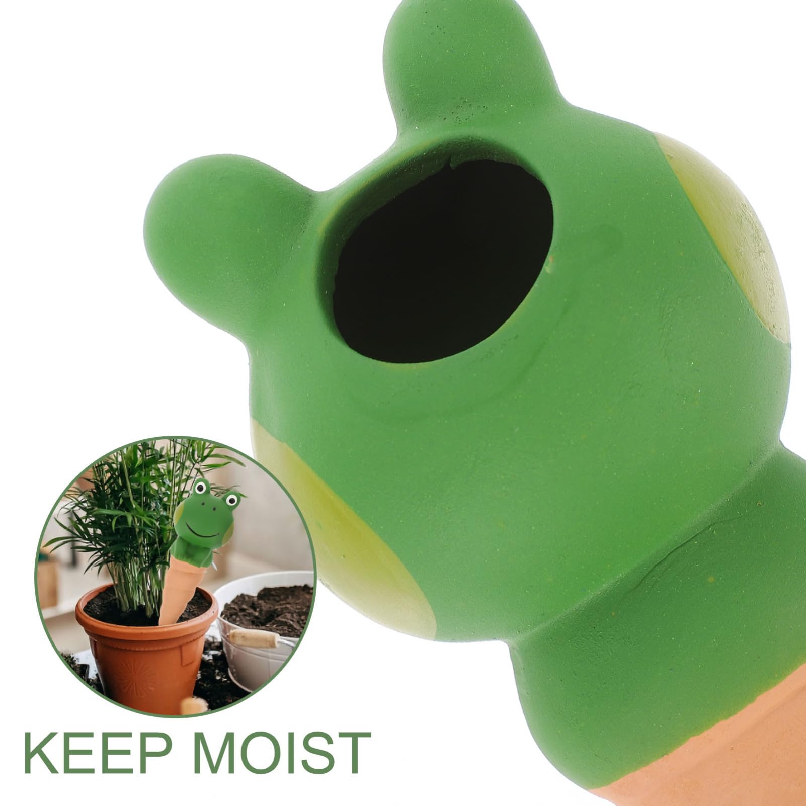 Hemobllo 4pièces Globes Arrosage pour Plantes Forme De Grenouille Arroseurs Automatiques à Picots pour Intérieur Et Extérieur