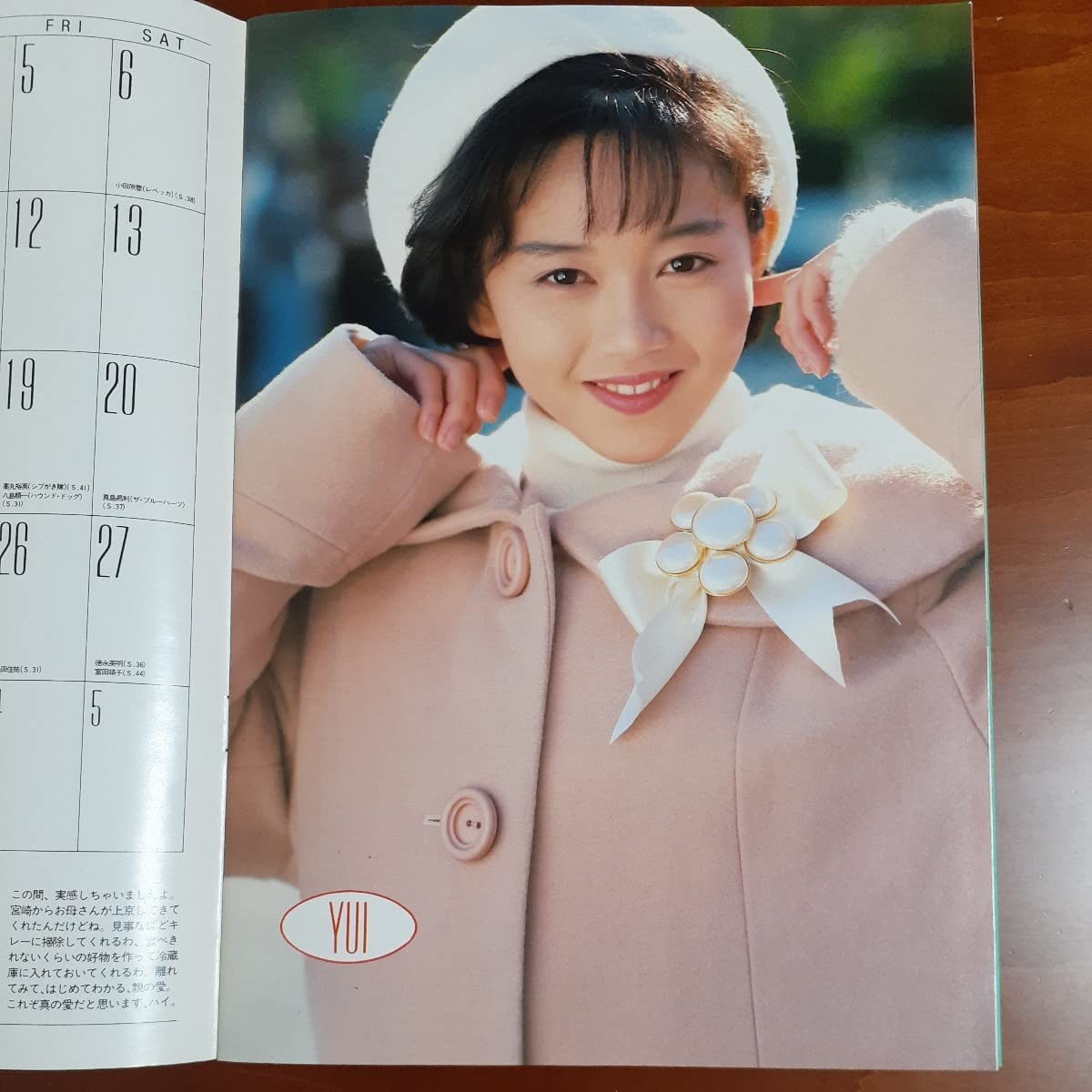 Amazon.co.jp: 1988ダイアリーノート 月刊明星1988年2月号付録