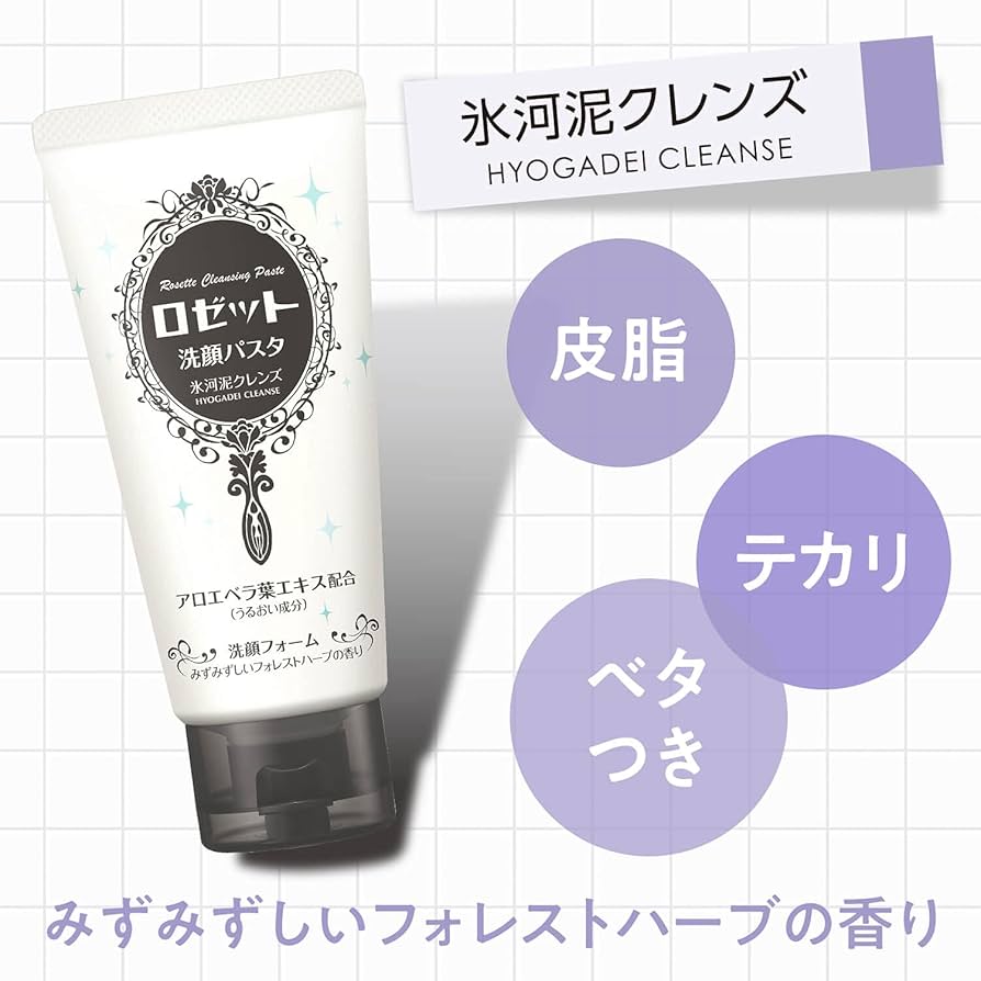 洗顔他 Amazon | [NEW]ロゼット洗顔パスタ 氷河泥クレンズ 180g (大容量