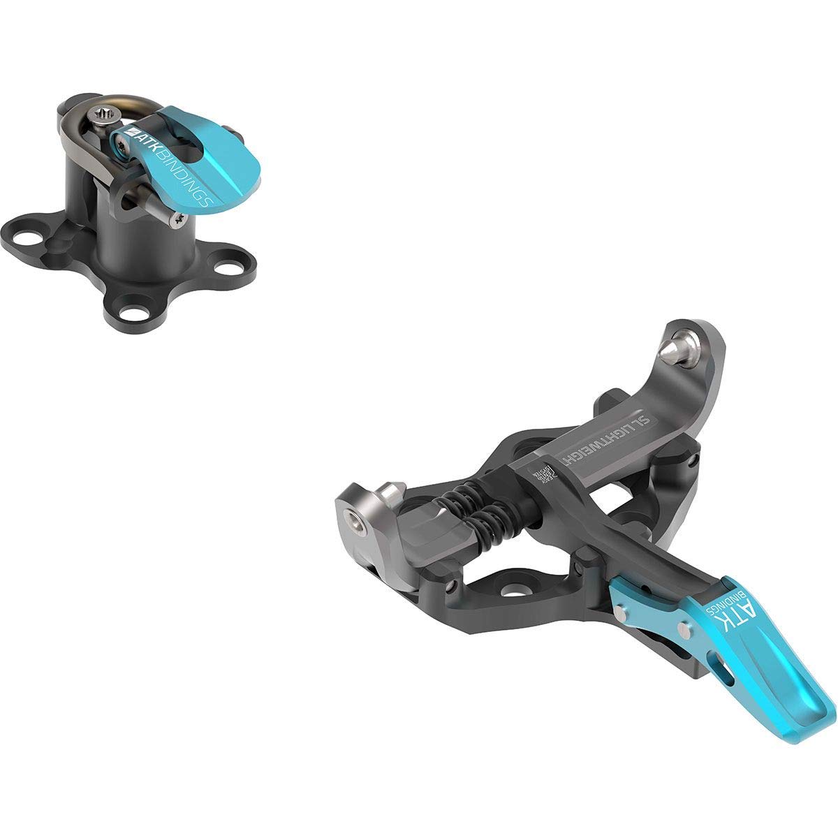 ATK Bindings SL Lightweight World Cup Tourenbindung, Black-Titanium-Light Blue