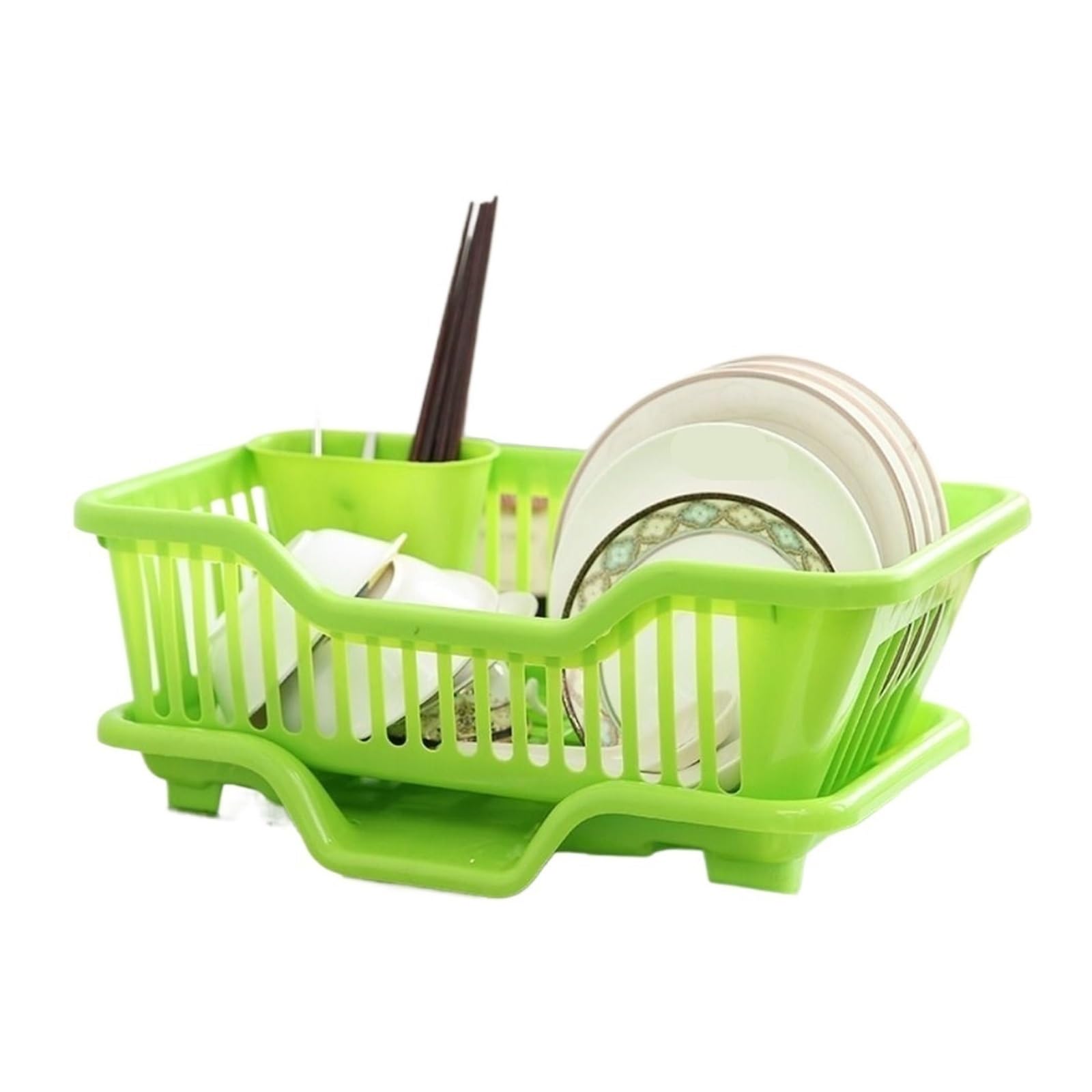 Home Countertop Dish Drying Rack Multi-Functional Utensil Organizer With