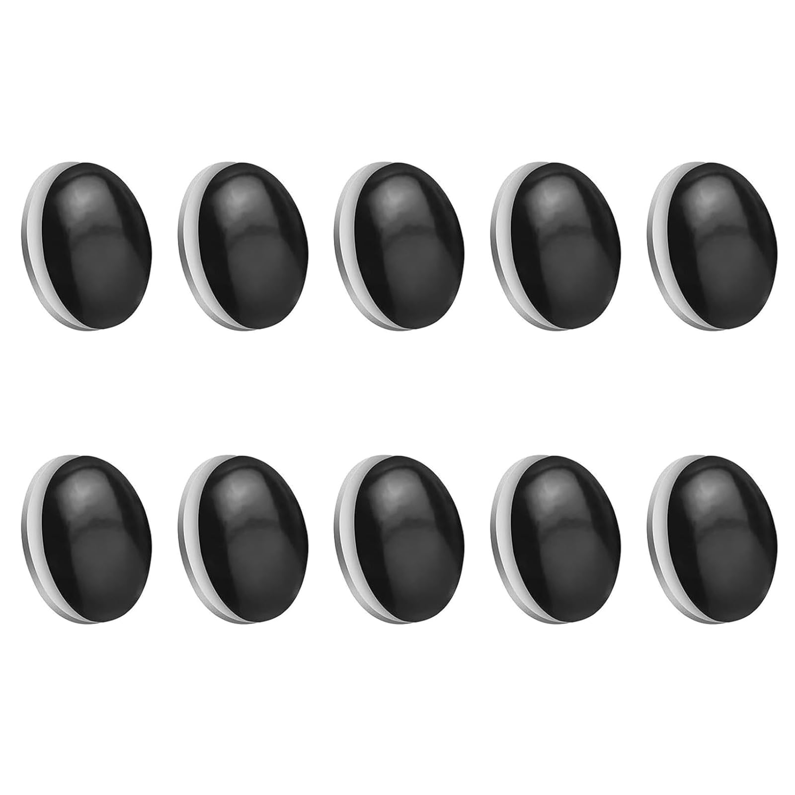 Kalttoy Black 10Pcs Shower Curtain Weights Block Heavy Duty Curtain Liners Weights For Drapery, Tablecloth, Flag Enduring Clip