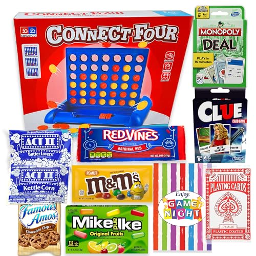 Game Night Gift Baskets for Family, Kids, Teens & Adults | Playing Cards & Classic Games 4...