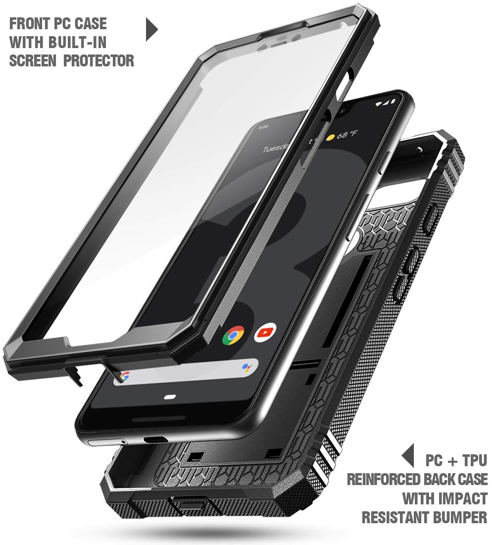 Google Pixel 3XL本体 + ケース + スクリーンプロテクター Google Pixel 3XL本体 + ケース + スクリーンプロテクター