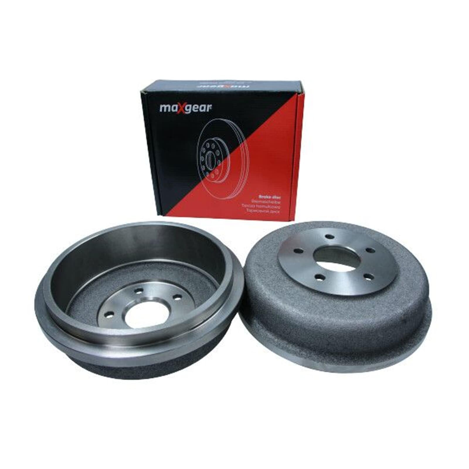 2X Maxgear 228,5mm Bremstrommeln hinten | 2x 19-2315 Kompatibel mit Tourneo Connect,transit Connect (P65_, P70_, P80_)