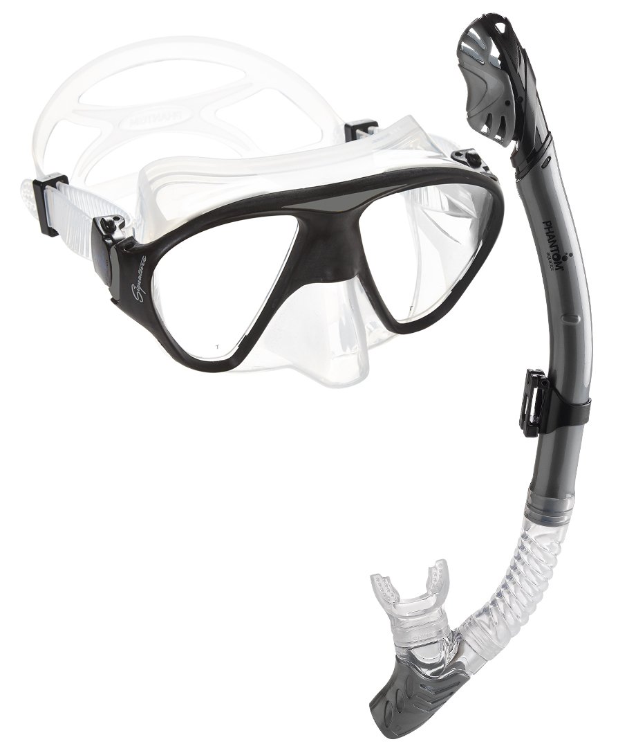 Phantom Aquatics Signature Mask Dry Snorkel Set