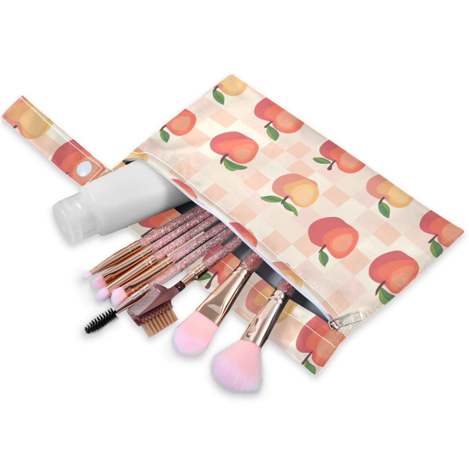 Coikll Wet Dry Bags for Cloth Diaper 2 Pack Waterproof Yoga Gym Bag for Swimsuit Wet Clothes Baby Items-?Vintage Apples?