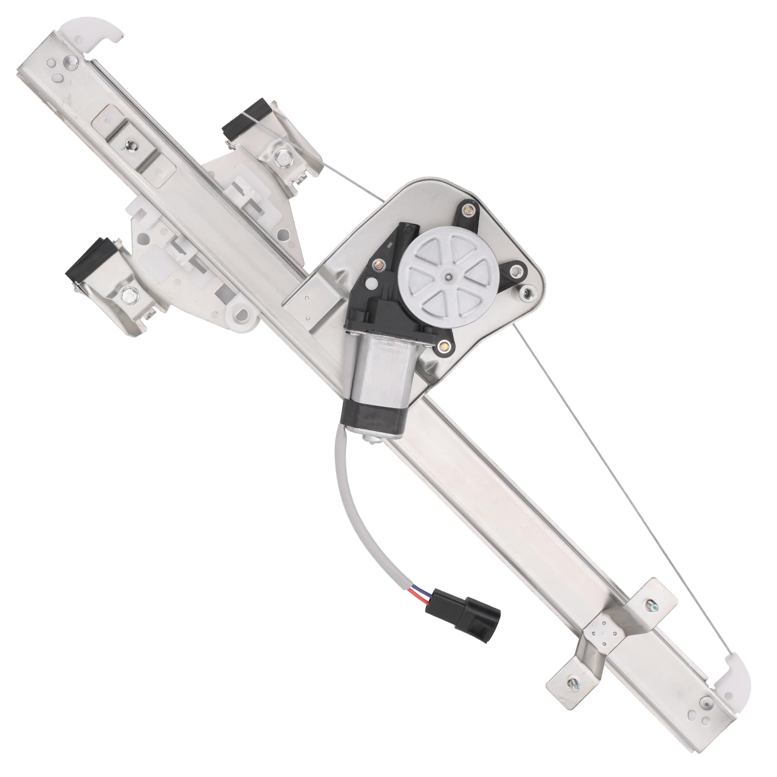 Rear Right Passenger Side Window Regulator with Motor Compatible with 2007-2013 Chevy Silverado/GMC Sierra 1500/2500HD/3500HD Extended Cab Pickup, Replace OE 741-389