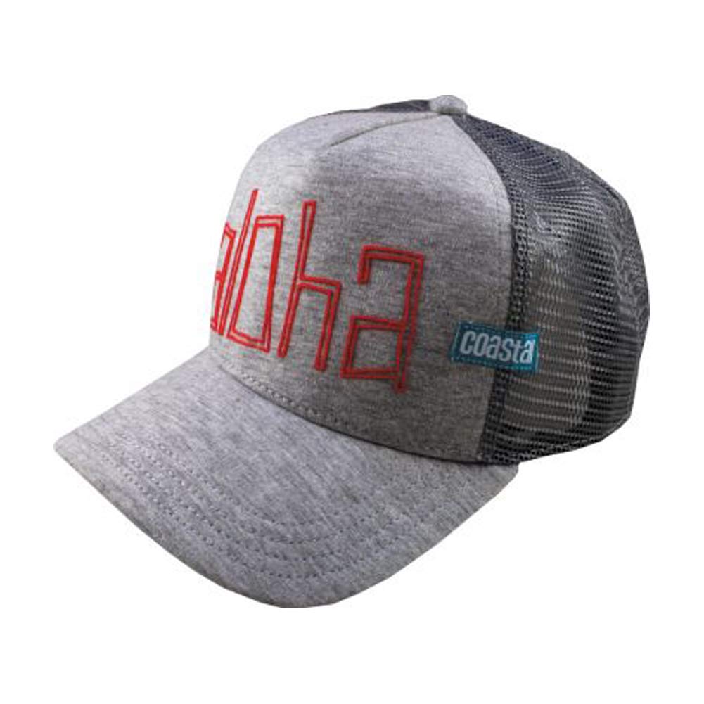 UprockCoastal Aloha Jersey Cap, gray, One size