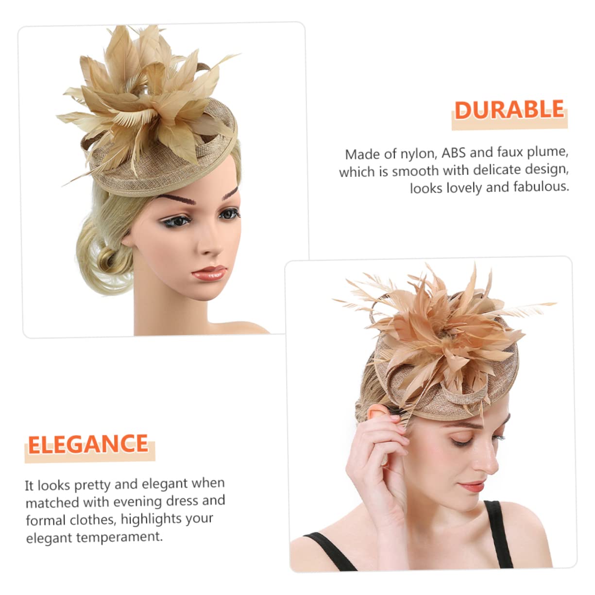 BESTYASH Pasador Sombrero Sombrero Vintage Fiesta De Té Diadema Para Las Mujeres Los Niños Sombrero De Camuflaje Los Niños Sombreros Cabeza Para Cóctel Diademas Para Las Mujeres