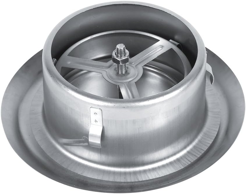 Adjustable Air Vent, Round Wall Silver Plated Adjustable Ceiling