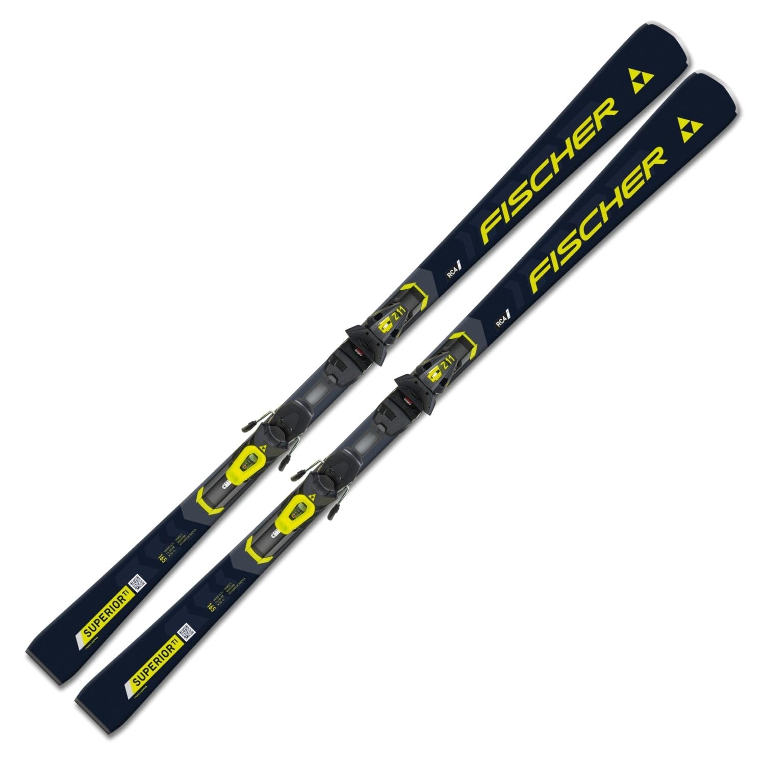Ski Alpinski Carvingski - Fischer RC4 Superior TI AR - On-Piste-Rocker - inkl. Bindung RC4 Z11 Z3-11 - für fortgeschrittene und Gute Fahrer - Carvingski für präparierte Piste