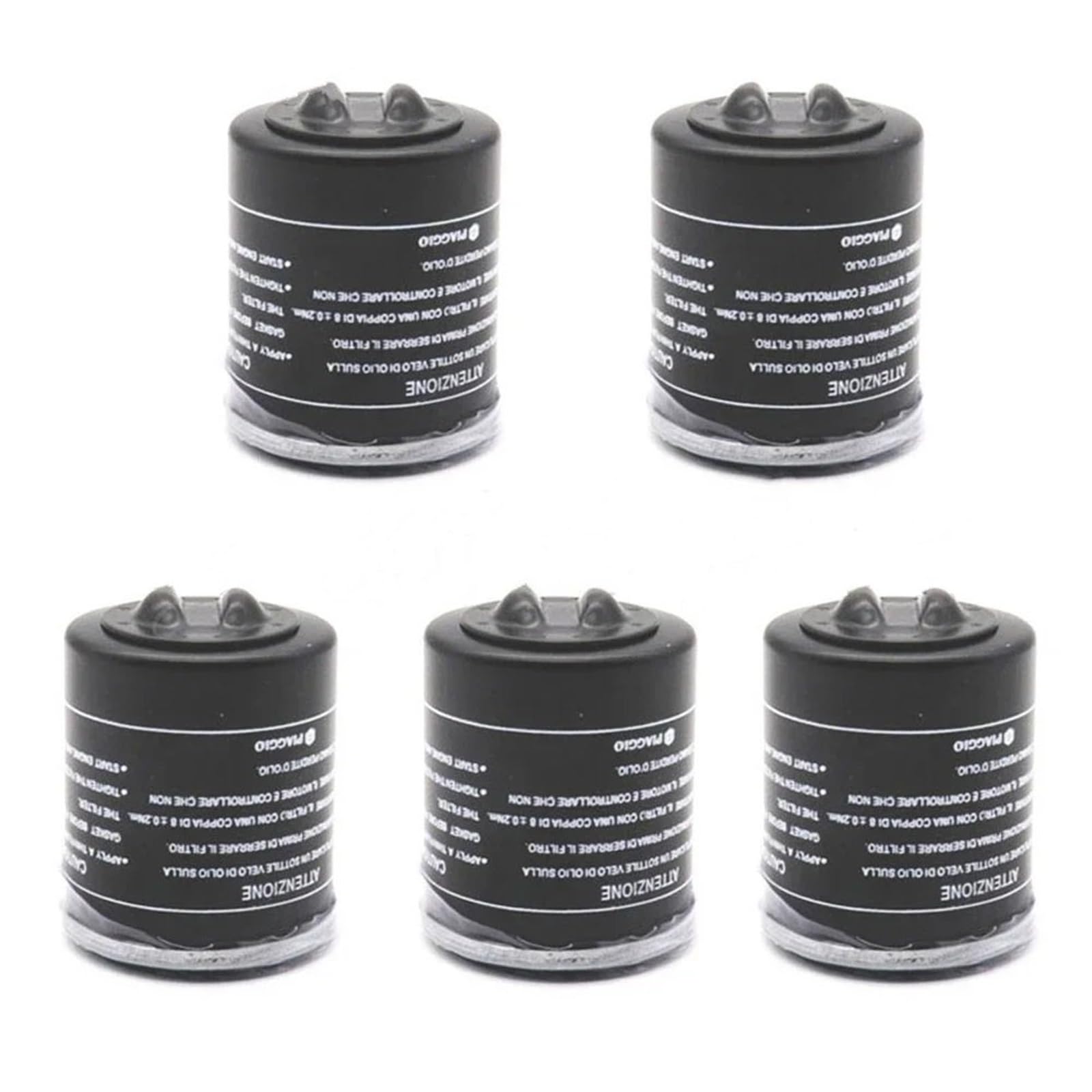 Motocyklowe filtry oleju Pasuje do Piaggio Vespa LX S ET4 GTS GTV 50 125 150 200 250 300 300i Vespa X7 X8 X9 1/2/5 szt. Filtr oleju motocyklowego Filtr oleju(5PCS)