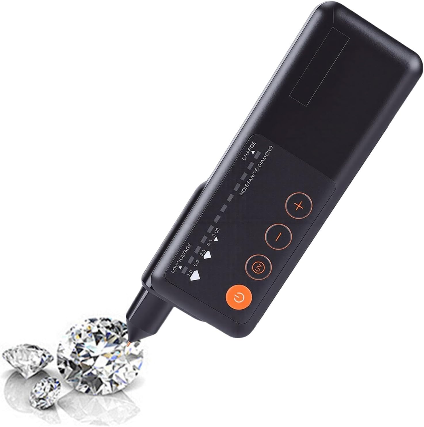 Yoidesu Rechargeable Diamond Tester, High Accuracy Diamond Tester Pen with Light, Jewelry, Portable Gem Checker for Novice & Experts, Rechargeable