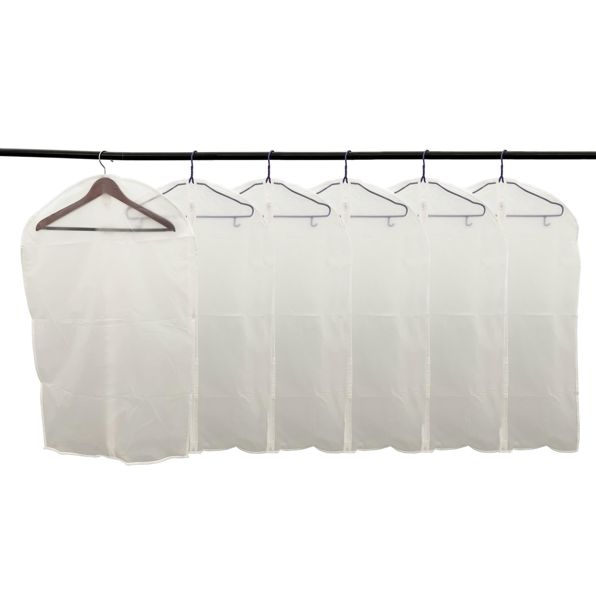 Clothing Dust Cover 5pcs Clothing Storage Bag PEVA Hanging Bag Suit Coat Storage Case PEVA Hanging Case for