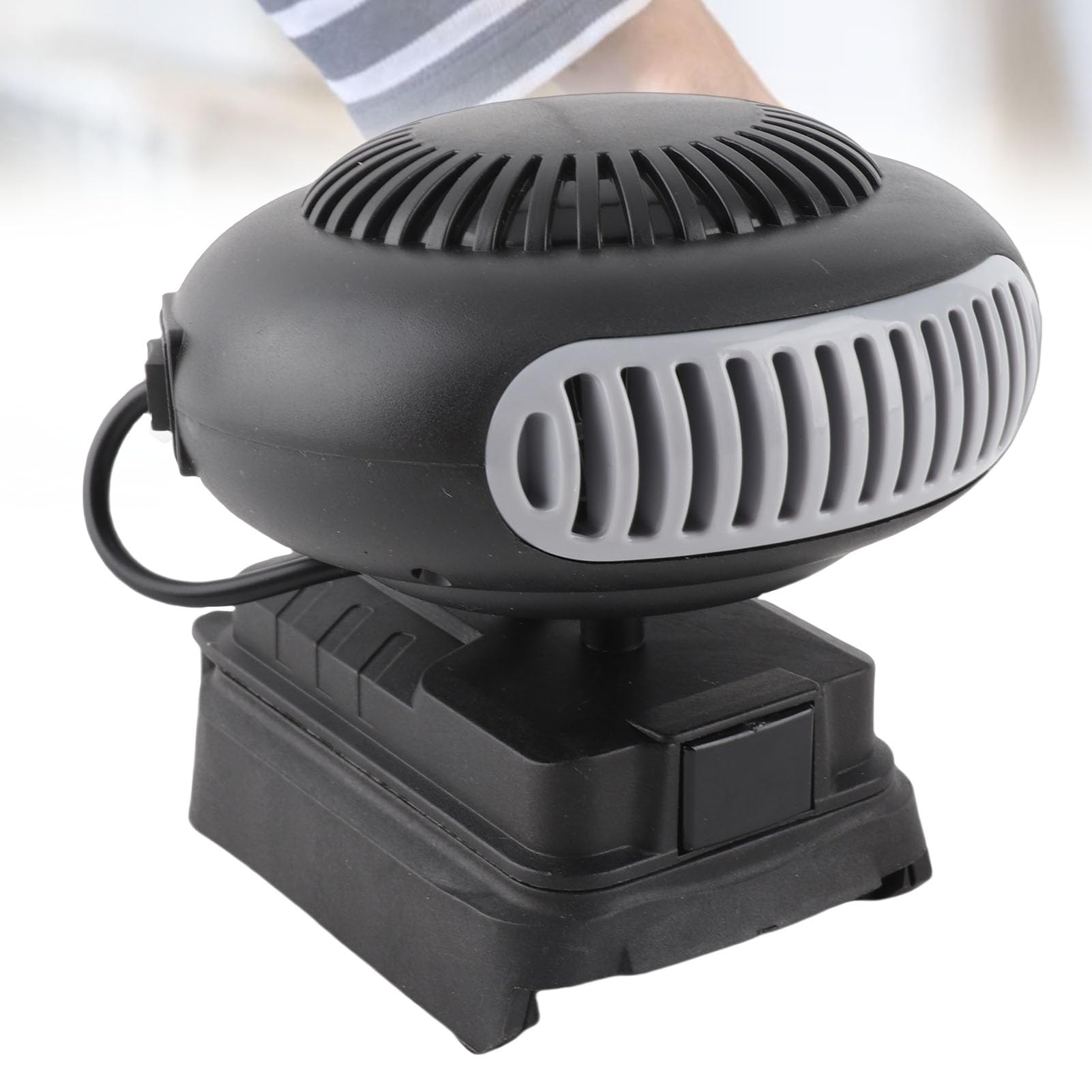 YWBL-WH Stufetta Portatile Senza Fili 170 W Alimentata a Batteria con Doppia Uscita USB Angolo Regolabile per Officine, Fabbriche e Uso Esterno